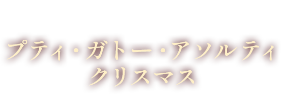 プティ・ガトー・アソルティ クリスマス