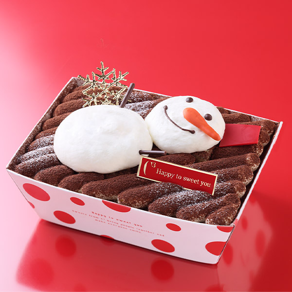 雪だるまのクリスマスティラミス